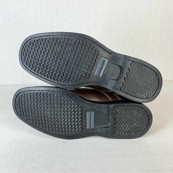 Johnston & Murphy~Men’s ‘Shuler‎ Bicycle’ Brown Sheepskin Leather Oxfords~Sz 9 - Picture 9 of 13